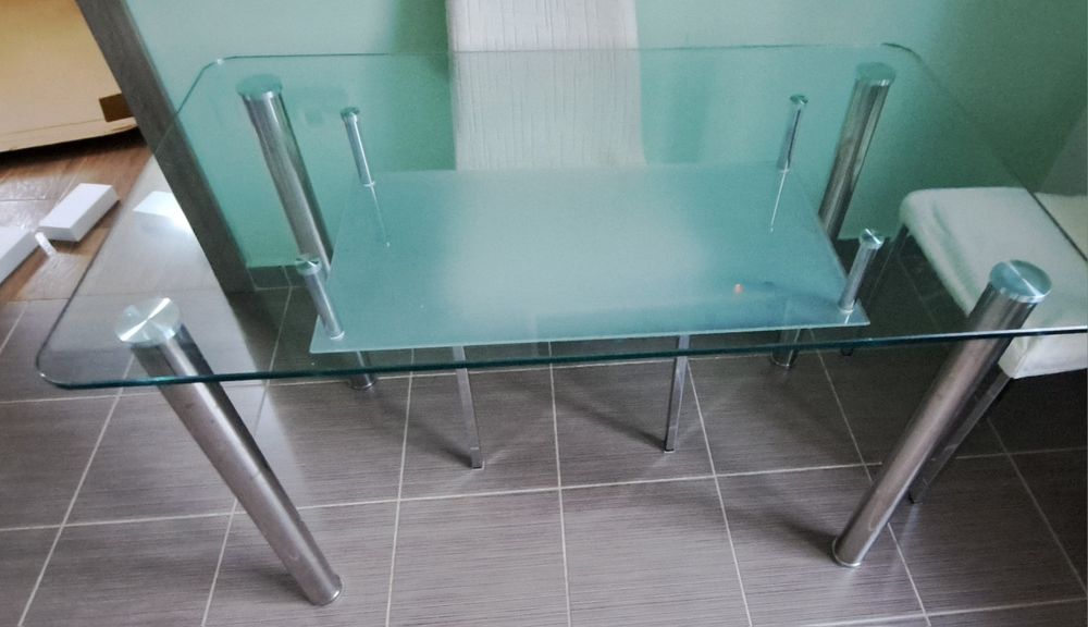Vand masa de bucatarie sticla