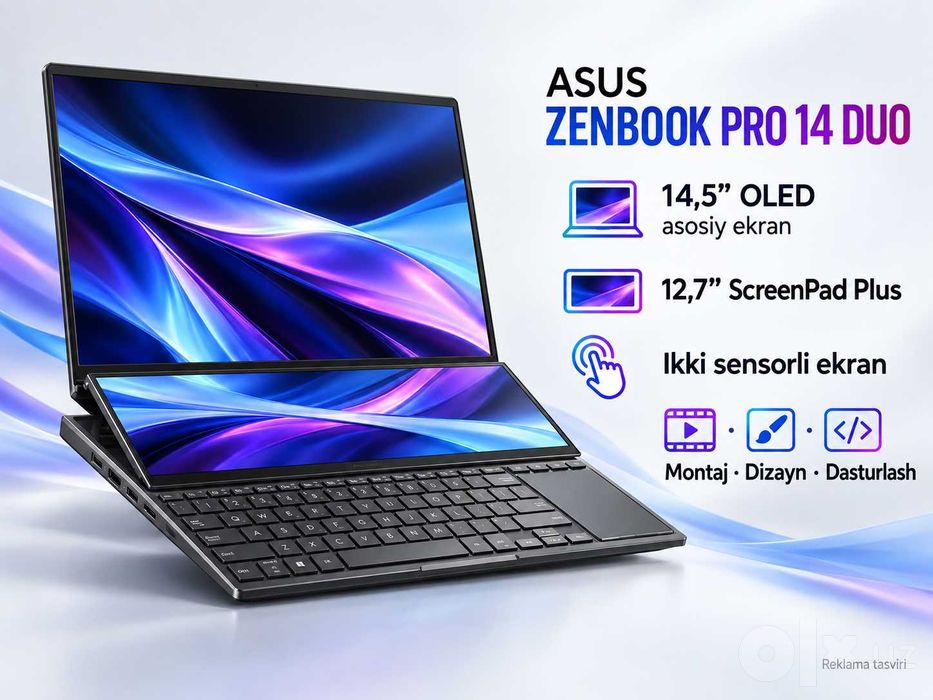 ASUS Zenbook Pro 14 Duo OLED — i9 / 32GB / 1TB / RTX 4060