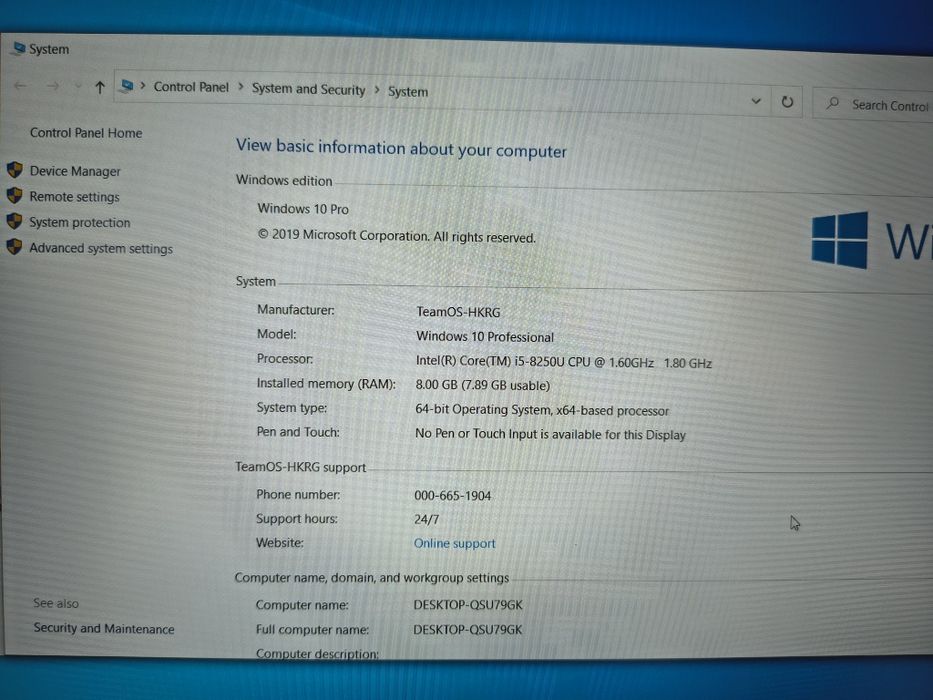Vând laptop HP Probook 450 G5 ,I5 8250 1.8 Ghz,8 GB DDR4, 350 GB SSD