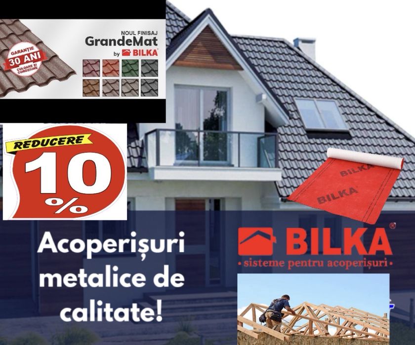 Acoperisuri cu tigla ceramica tabla bilka