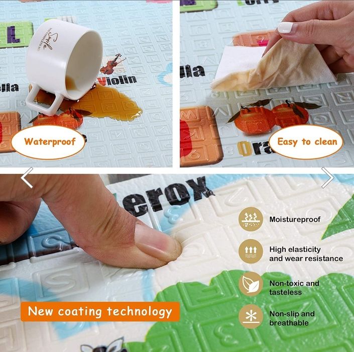 НОВИНКА Складной Игровые коврики, детский коврик для ползания,