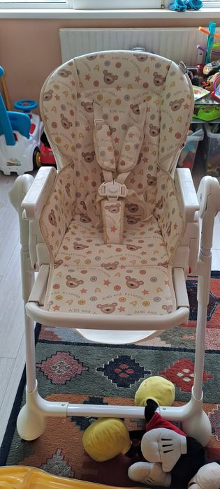 Детски стол за хранене 2 в 1 люлка