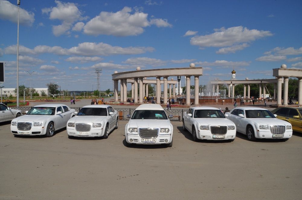 Свадебный кортеж! Лимузин.