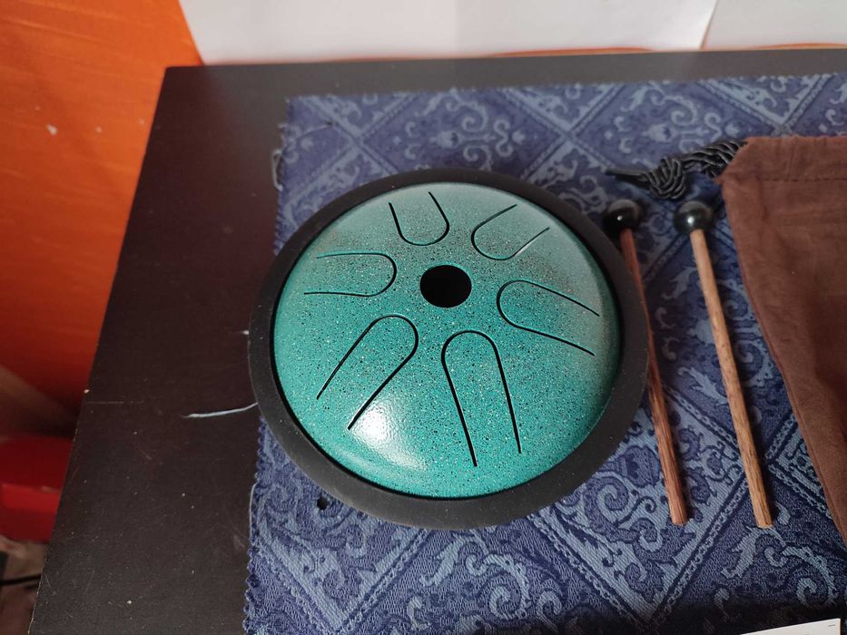 Барабан език, метален,handpan, tongue drum за медитация, йога и др.