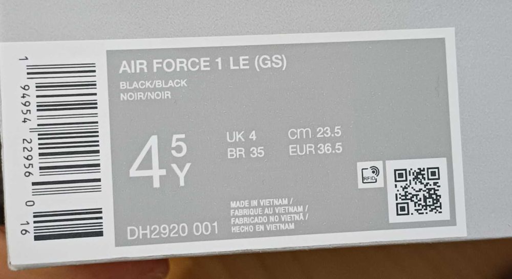 Nike Air force 1, размер 36.5