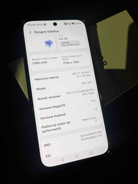 Honor 400 -512 GB -8+8