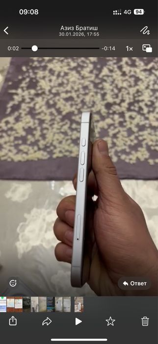 Продам Iphone 16 на гарантии