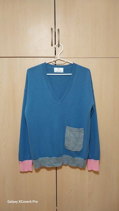 Пуловер ALLUDE. 100% кашмир размер М/S.