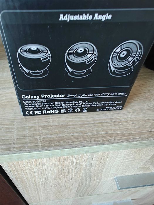 Нощна лампа прожекторна с приставки на съзвездия и планети