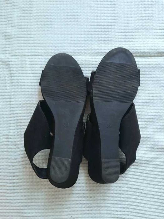 Sandale negre H&M 36