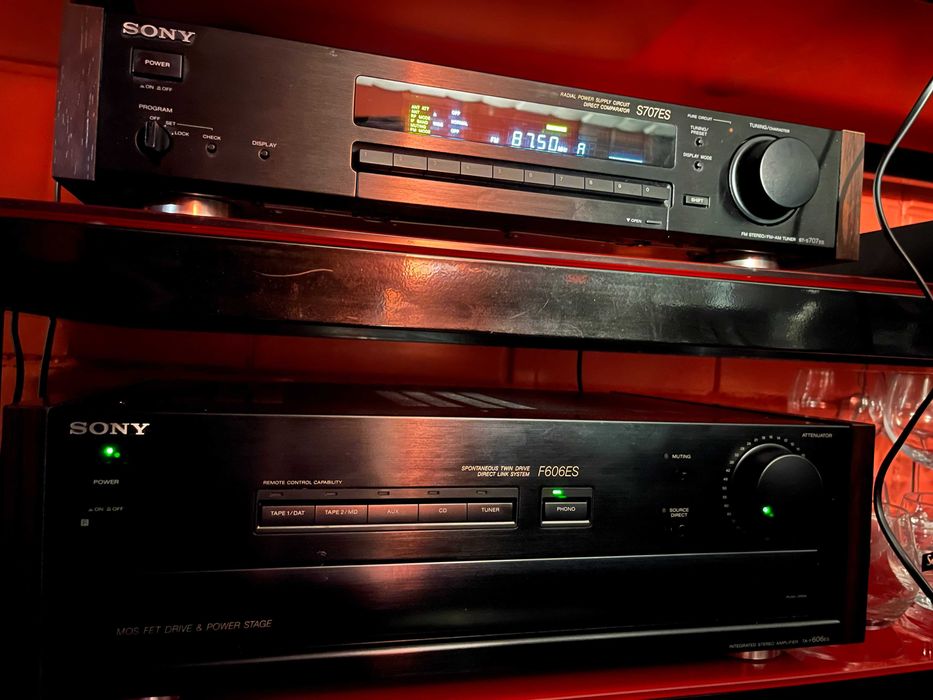 Sony tuner S707 ES + amplifier F606 ES