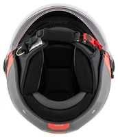 Скутер мото каска Scorpion Exo-City II VAL Fluo/White,вградени очила