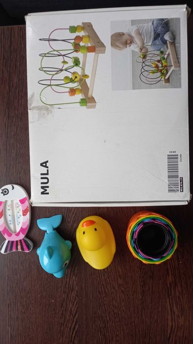 Jucarie labirint cu bile MULA Ikea + alte jucarii pentru bebelusi