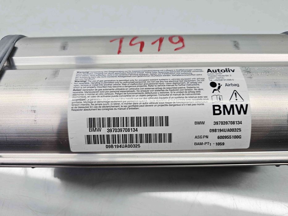 Airbag pasager Bmw 5 (E60) [Fabr 2004-2010] 397039708134