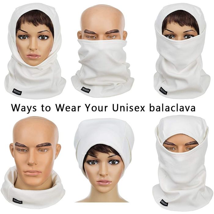 Redess balaclava white colour