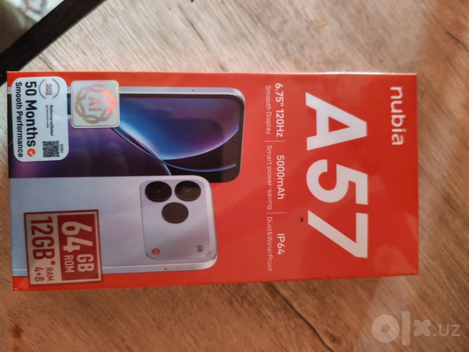 Nubia A57 korovkadan ashilmagan