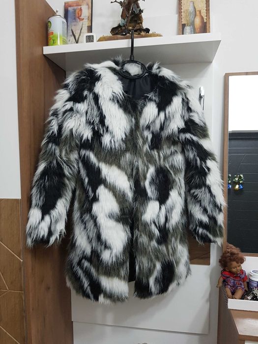 Якета от естествена кожа и пухче.