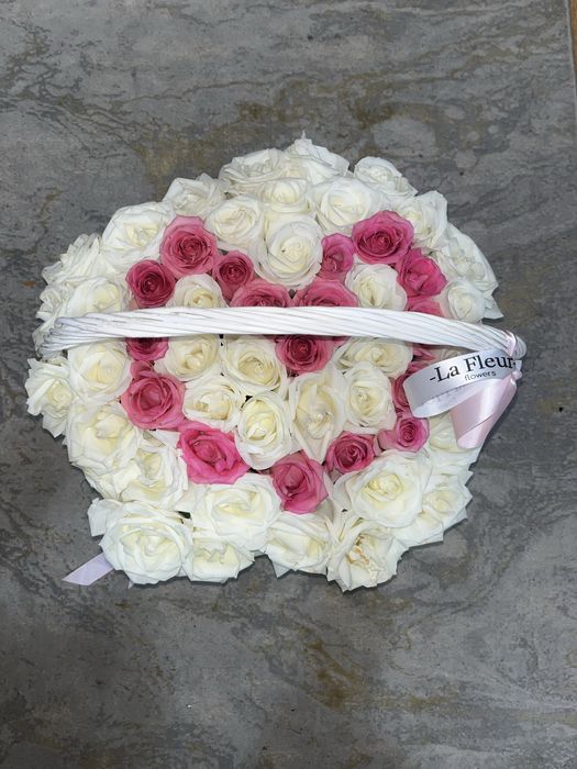 Розы 55 шт, свежие