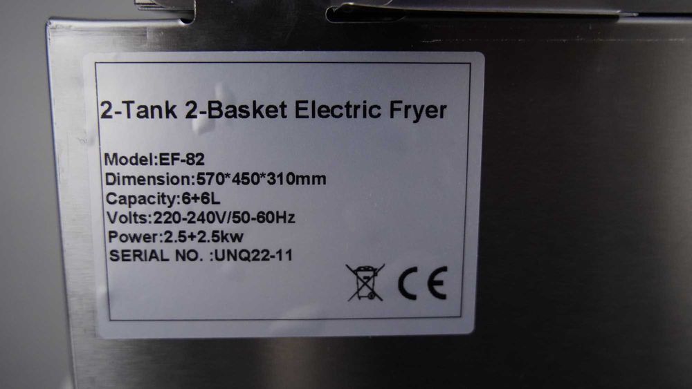 Фритюрница JLT EF-82