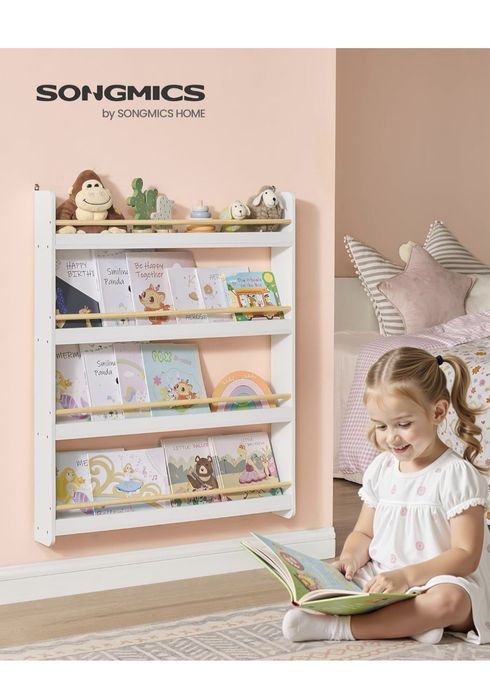 Монтесори детска библиотека, етажерка за книги