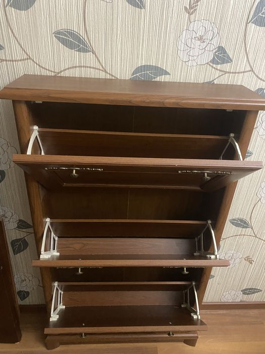 Обувница деревянная