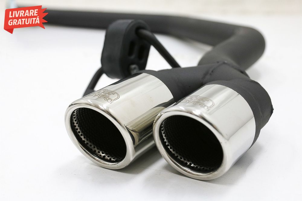 Difuzor Negru Lucios cu Sistem Evacuare BMW Seria 5 F10 (2011-2016)