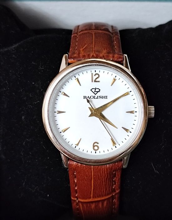 Часы кварцевые, унисекс. Baolishi, 925 silver.