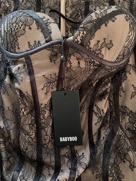 Vând rochie lungă de seară Babyboo - Sian Maxi Dress Black (Nouă cu etichetă, M)
