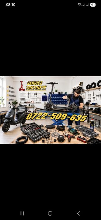 Reparatii trotinete/scutere:baterii-display-controler etc.