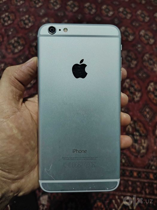 Iphon 6 plus  rangi oq  32 talik yomkost 100 useleniy aybi atpechakcha