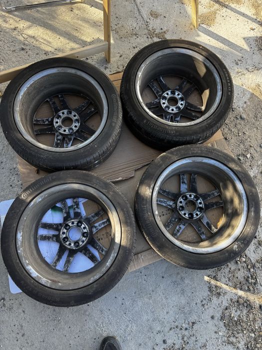 Оригинални Mercedes джанти 17 с летни гуми Continental