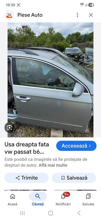 Geam usa dreapta față Volkswagen Passat b6