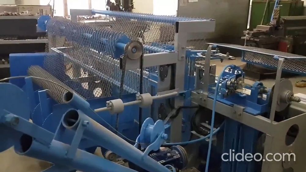 Станок для производства сетки рябицы