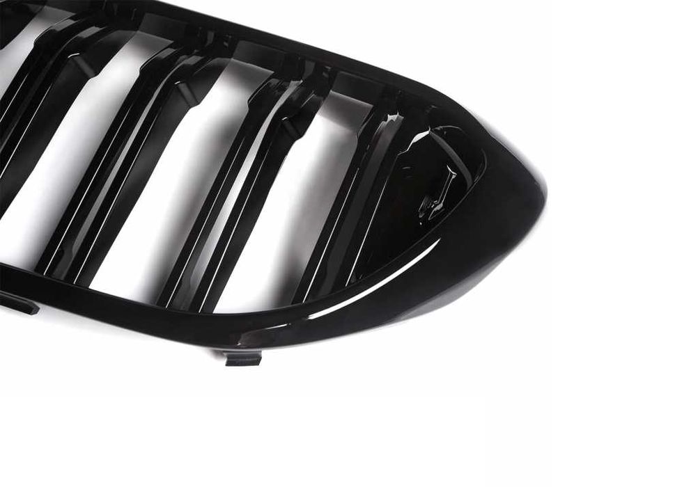 Спортни Двойни Бъбреци за BMW 5 Series G30 G31 G38 (17-19) Черен Гланц