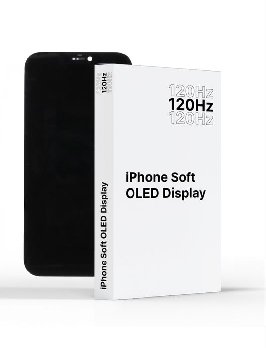 iPhone  13,14,15,16,17 Soft OLED Display 120Hz – Топ качество + Гаранция!