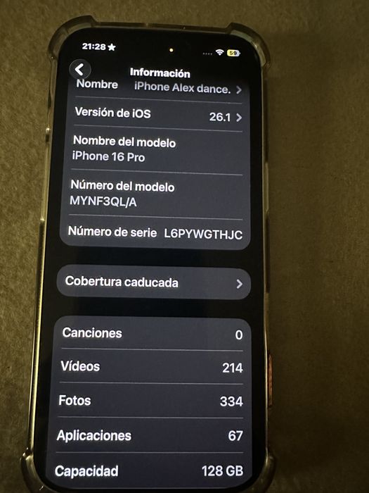 iPhone 16 pro 128 GB