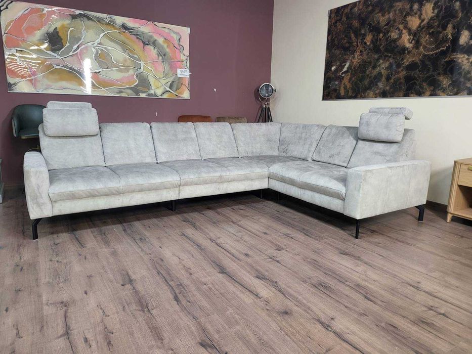 ПРОМОЦИЯ!!! Светло сив ъглов диван ZE - EM20028