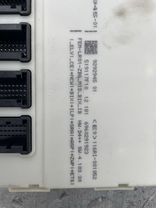 Компютър/ ФЕМ модул/ ключ БМВ Ф30, 330д (computer FEM bmw f30, 330d)