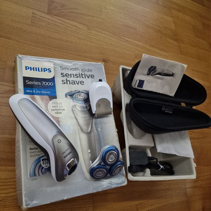 Aparat de ras Philips S7510/41, Lame duble Super Lift Seria 7