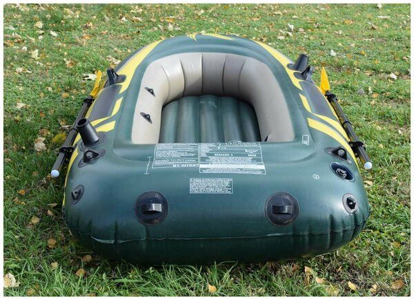 INTEX Надувная лодка SeaHawk 200-Set двухместная 236×114×41 см + насос