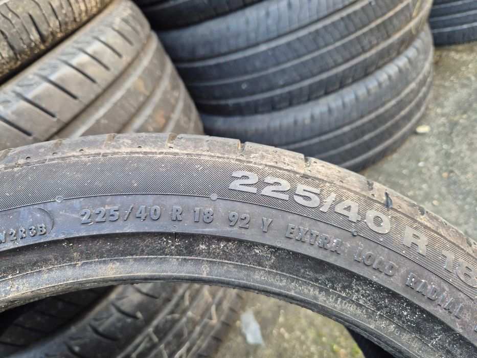 2 Anvelope de VARA - 225/40/18 - Continental - CA UNELE NOI - DOT 2024