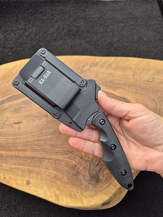 Нож KA BAR Hinderer 2485 с фиксирано острие,фултанг  с  кания