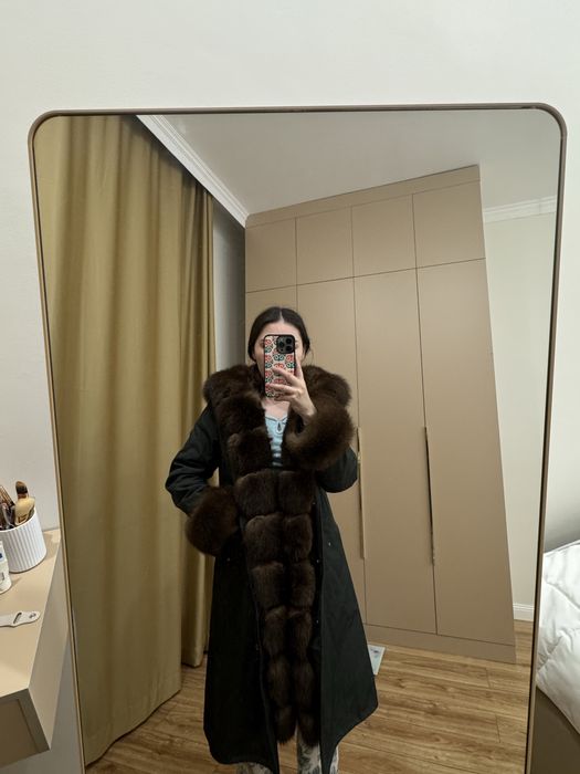 Зимняя парка с мехом