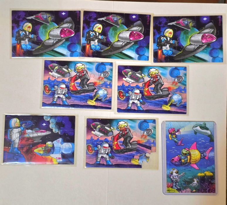 Продавам Киндер пъзели