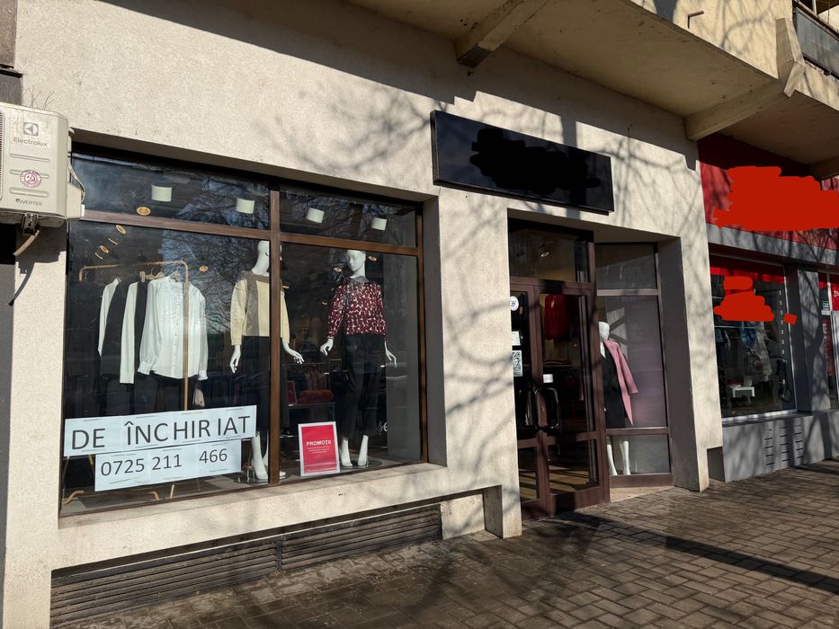 Spațiu comercial de închiriat – Centru Iași – 89 mp -2700€ + TVA