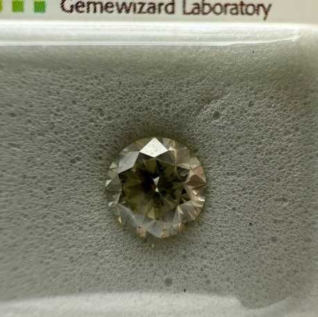 Продавам инвестиционен диамант - кръгъл - 0.66 карата