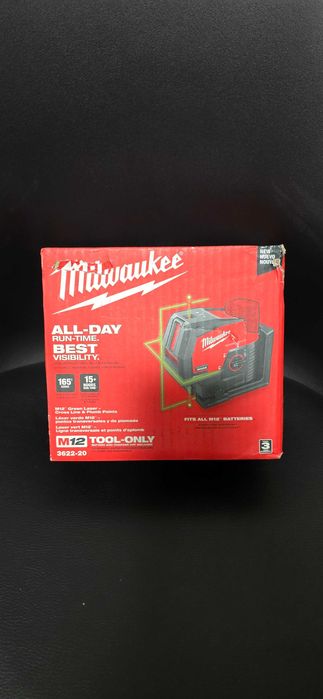 Nivelă laser Milwaukee M12 CLLP , cu funcție fir cu plumb