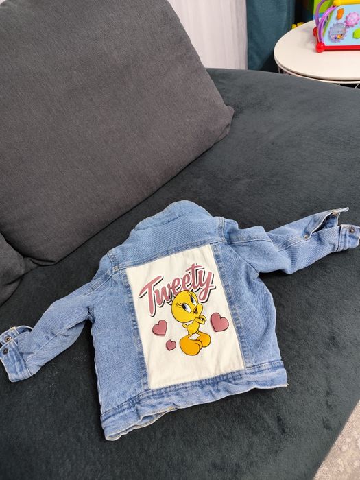 Geaca de blugi căptușita cu blana