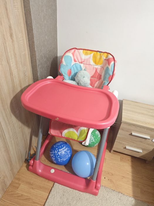 Scaun de masa bebe mare rabatabil