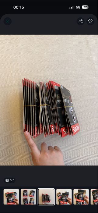 Карта памяти Sandisk Extreme Pro 128 GB